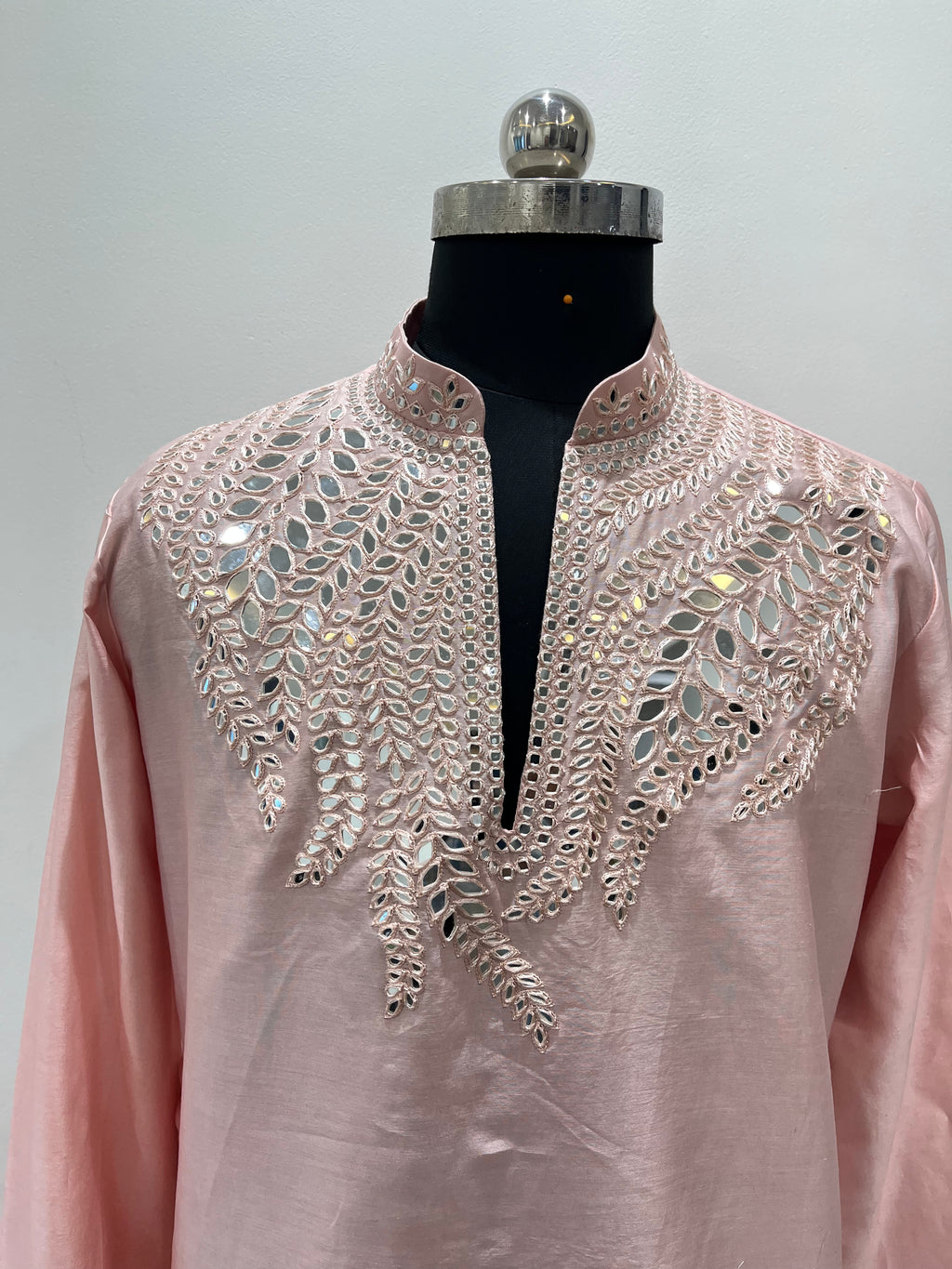 Mirror Embellished Kurta