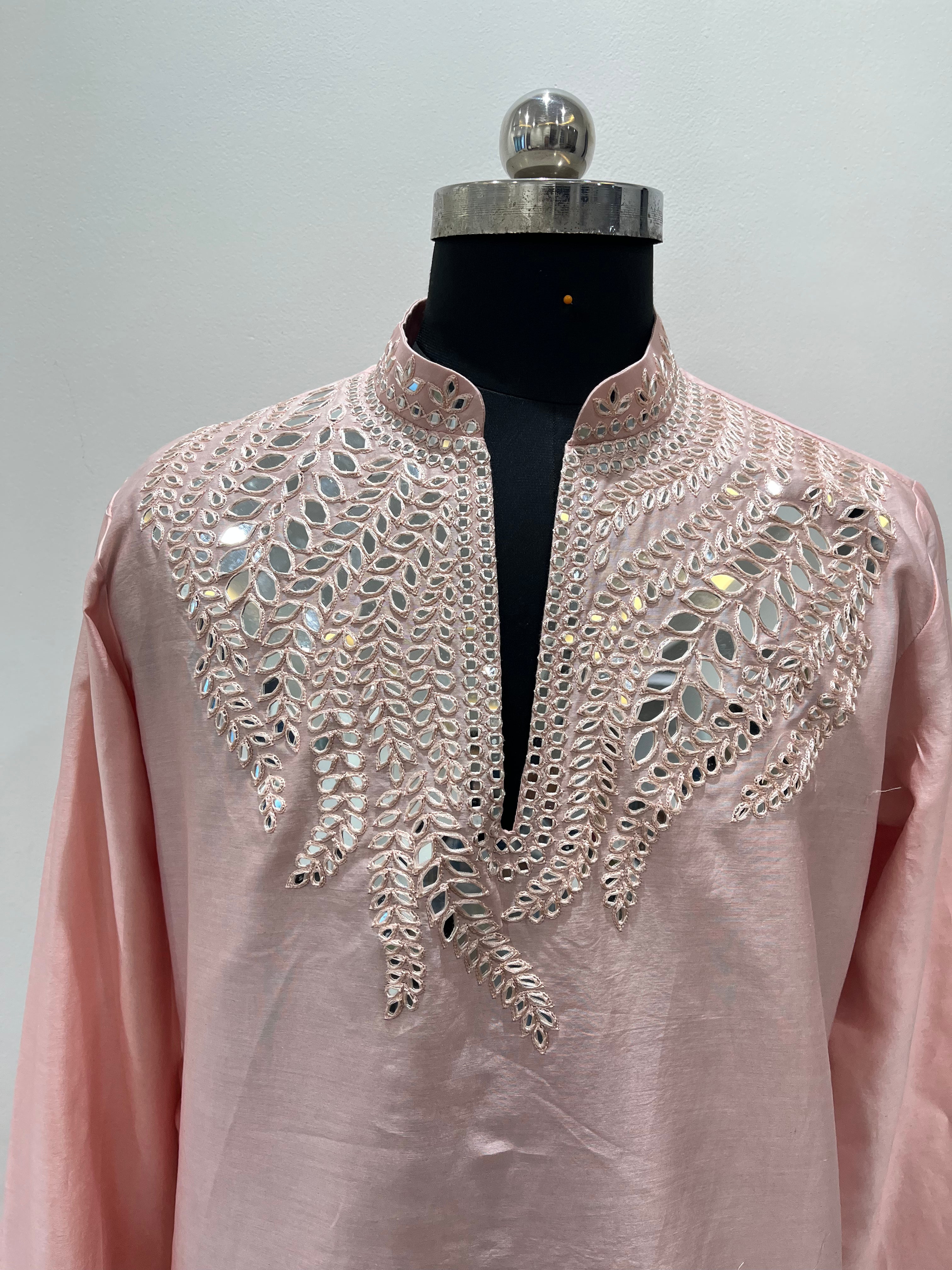 Mirror Embellished Kurta