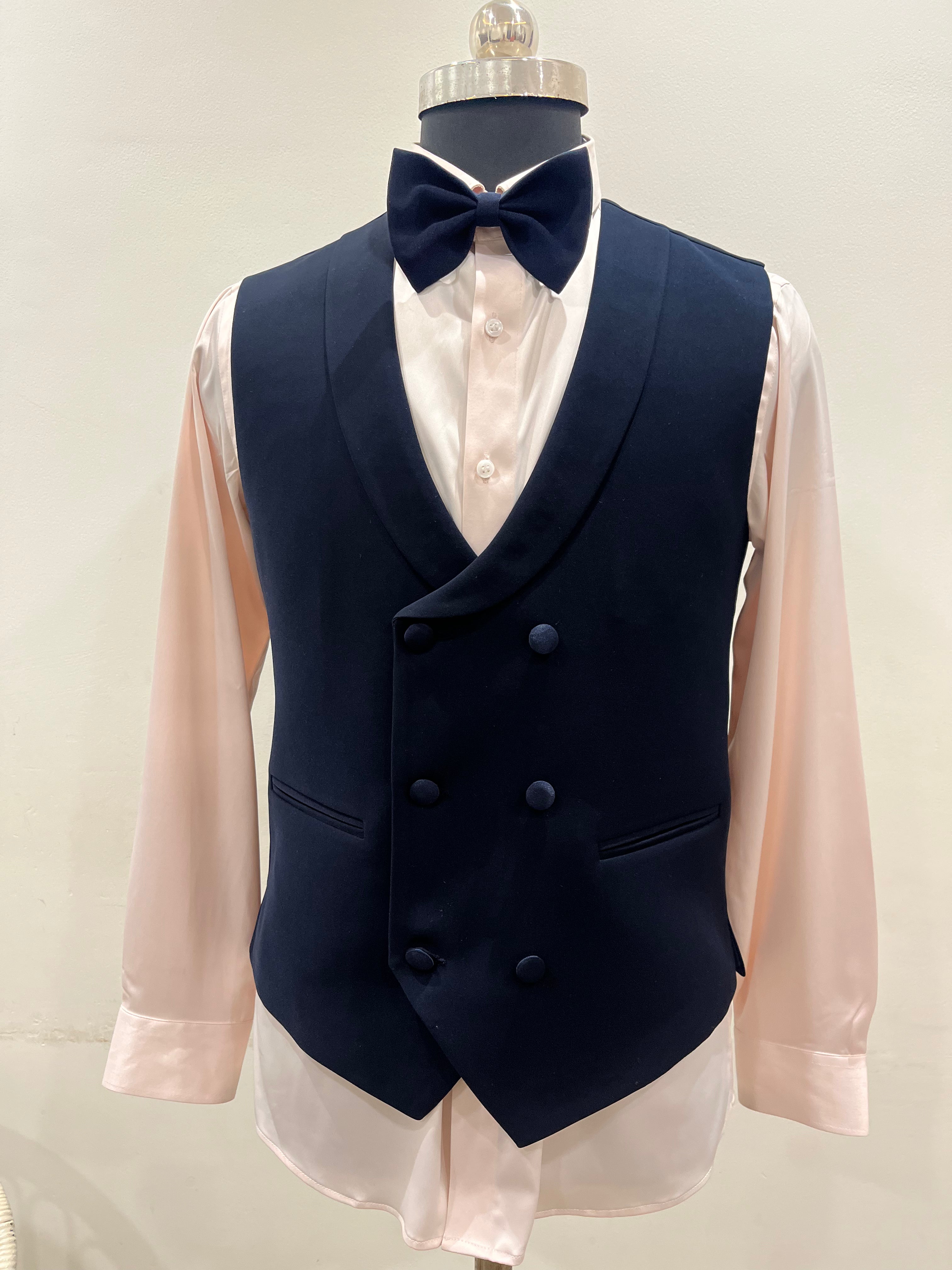 Satin Peak Lapel three piece Tuxedo set